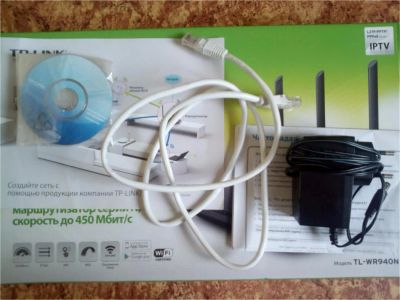 Лот: 10036307. Фото: 1. Wi-Fi Роутер TP-Link TL-WR940N... Маршрутизаторы (роутеры)