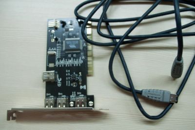 Лот: 5066904. Фото: 1. PCI плата IEEE 1394 FireWire... Платы расширения, контроллеры, доп. порты