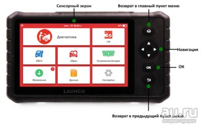 Лот: 15558362. Фото: 1. Launch Сканер мультимарочный диагностический... Диагностическое оборудование, измерительный инструмент