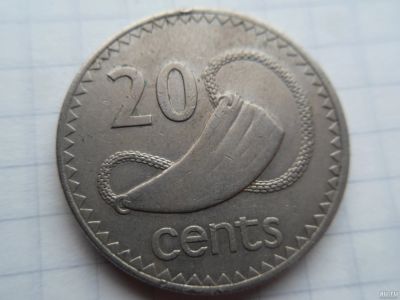 Лот: 17858934. Фото: 1. Фиджи 20 центов 1979. Австралия и Океания