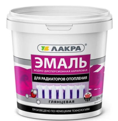 Лот: 12911403. Фото: 1. Эмаль Лакра акрил для радиаторов... Краски, лаки, растворитель