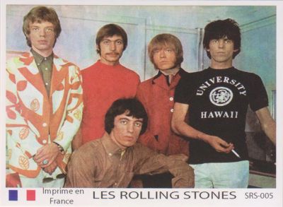 Лот: 10613558. Фото: 1. Rolling Stones коллекционная карточка... Наклейки, фантики, вкладыши