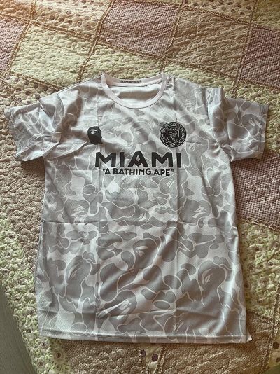 Лот: 25712834. Фото: 1. Футболка bape Miami 48-50 размер... Футболки, поло