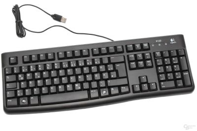 Лот: 23244740. Фото: 1. Клавиатура Logitech k120 проводная... Клавиатуры и мыши