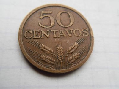Лот: 9998593. Фото: 1. Португалия 50 сентаво 1970. Европа
