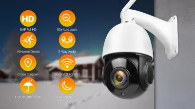 Лот: 25524124. Фото: 1. Новая. Гарантия. Уличная IP камера... Видеонаблюдение
