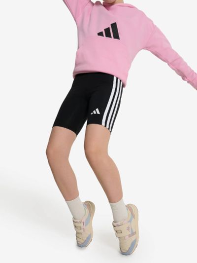 Лот: 25263226. Фото: 1. Легинсы для девочек adidas, Черный. Другое (спортивная одежда)