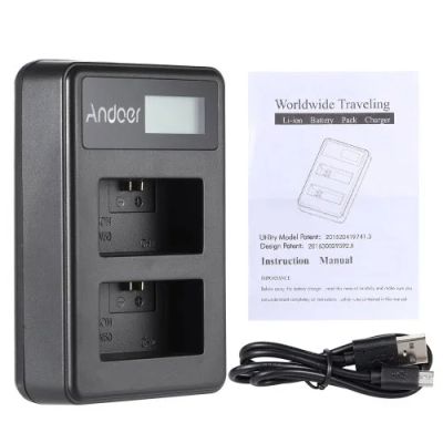 Лот: 11028892. Фото: 1. USB зарядное устройство для двух... Аккумуляторы, зарядные