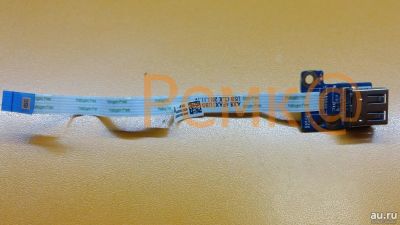 Лот: 17058084. Фото: 1. Б/У плата с разъемом USB на шлейфе... Печатные платы