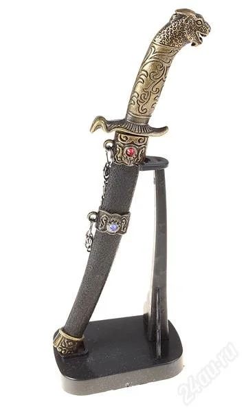 Лот: 2441983. Фото: 1. Сувенирное изделие катана на вертикальной... Оружие