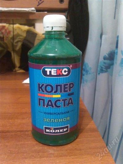 Лот: 2298836. Фото: 1. колер-паста универсальная "текс... Краски, лаки, растворитель