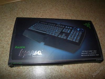 Лот: 1228595. Фото: 1. Razer Lycosa Gaming Keyboard Black... Клавиатуры и мыши