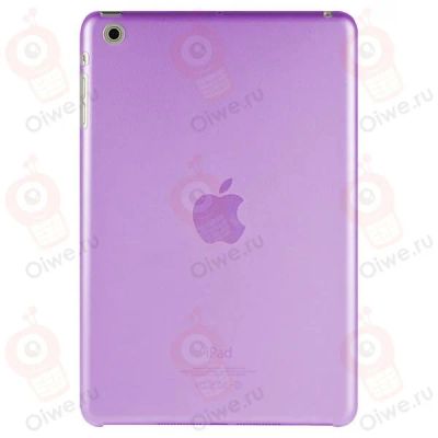 Лот: 3436070. Фото: 1. Чехол для iPad mini Матовый Фиолетовый-Прозрачный. Чехлы, обложки