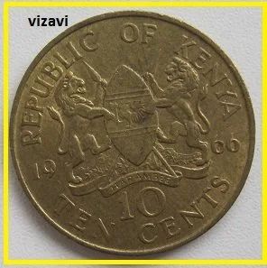 Лот: 16484320. Фото: 1. Кения 10 центов 1966 (№№). Африка
