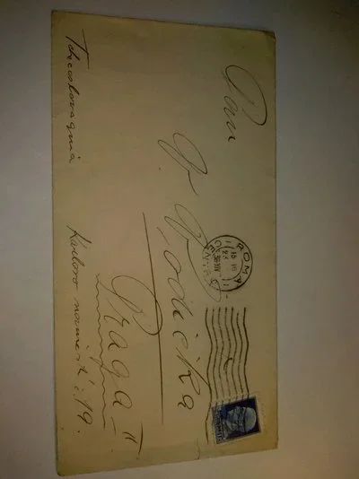 Лот: 12578035. Фото: 1. Конверт Италия Рим 1936. Открытки, конверты