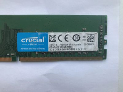 Лот: 25850411. Фото: 1. Оперативная память DDR4 4Gb Crucial. Оперативная память