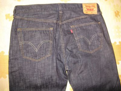 Лот: 15402319. Фото: 1. Джинсы Levis 501 США р.36/32... Брюки, джинсы, шорты