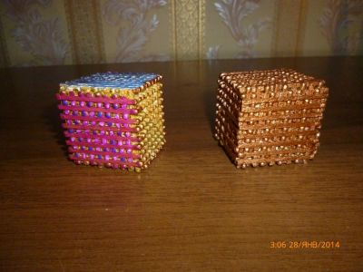 Лот: 3610964. Фото: 1. Кубик из спичек, цена за два. Другое (ручная работа)
