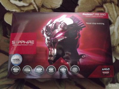 Лот: 7936900. Фото: 1. Radeon R290. Видеокарты