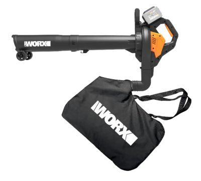 Лот: 24579605. Фото: 1. Воздуходувка садовый пылесос WORX... Электроинструмент