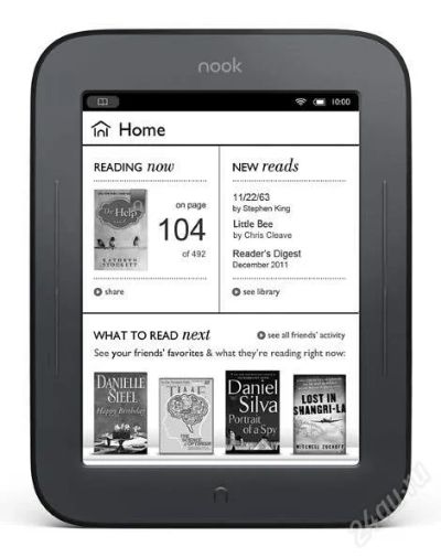 Лот: 1847874. Фото: 1. Barnes&Noble Nook Simple Touch... Электронные книги