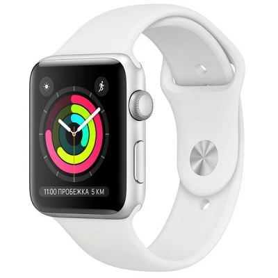 Лот: 17837862. Фото: 1. Apple Watch Series 3, 42 мм, корпус... Смарт-часы, фитнес-браслеты, аксессуары