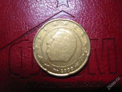 Лот: 1672309. Фото: 1. 20 евроцент,бельгия,1999г. Европа