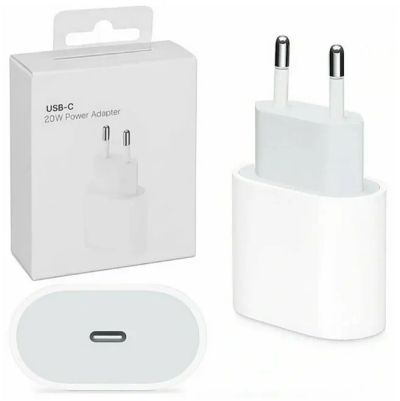 Лот: 19137873. Фото: 1. Зарядное устройство Apple 20W... Дата-кабели, переходники