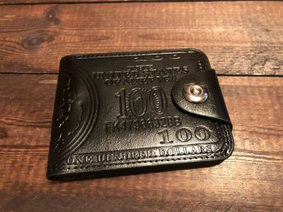Лот: 12879571. Фото: 1. Кошелек 100 Dollars. Бумажники, кошельки, портмоне