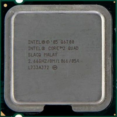 Лот: 8597531. Фото: 1. Intel Core 2 Quad Q6700 (2,666MHz... Процессоры
