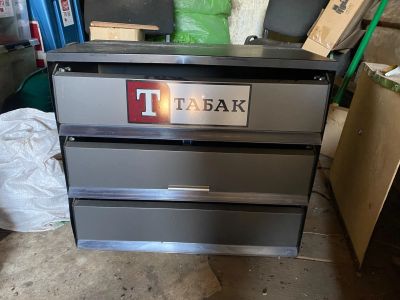 Лот: 23559849. Фото: 1. Табачный шкаф. Мебель для торговли