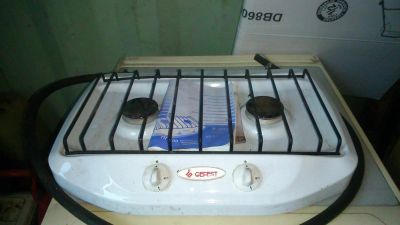 Лот: 7691270. Фото: 1. Газовая плитка Гефест 2-е конфорки... Мангалы, грили, коптильни