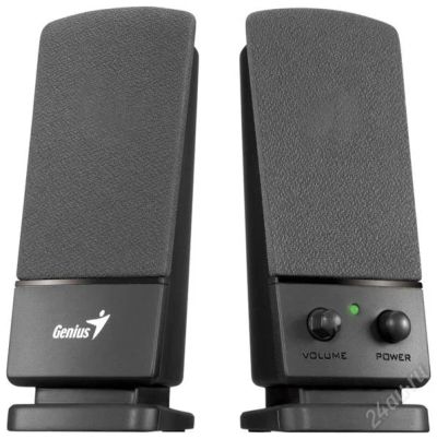 Лот: 1893183. Фото: 1. Колонки Genius Basic Stereo speakers. Активные акустические системы