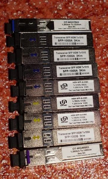 Лот: 2460535. Фото: 1. SFP-модули 1.25 Гбит 1310/1550... Маршрутизаторы (роутеры)