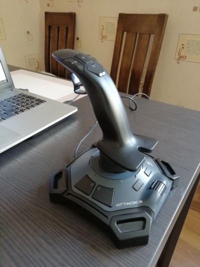 Лот: 13703319. Фото: 1. Джойстик Logitech Attack 3. Рули, джойстики