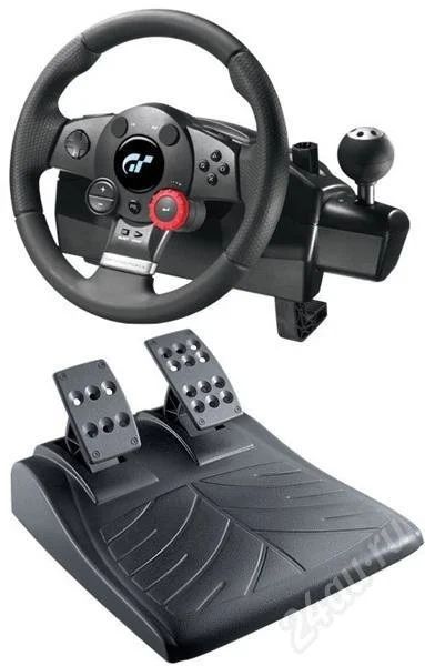 Лот: 654373. Фото: 1. Logitech Driving Force GT. Рули, джойстики