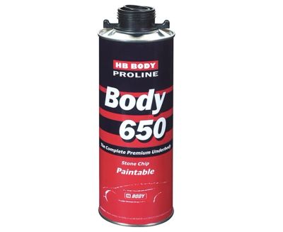 Лот: 25045285. Фото: 1. Антигравий черный Body 650 1л... Средства по уходу