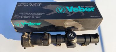 Лот: 25780561. Фото: 1. Оптический прицел Veber Wolf 1-8x24... Аксессуары, запчасти, тюнинг оружия