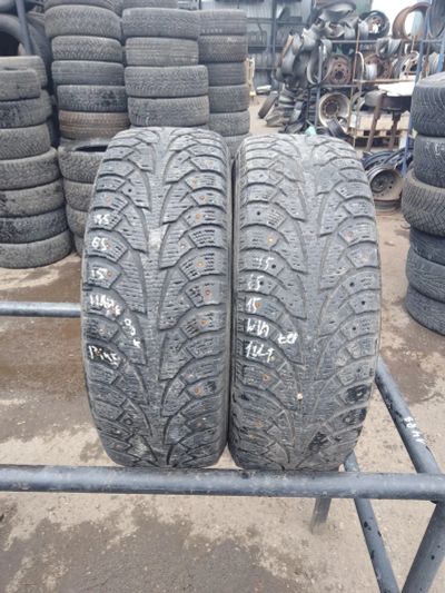 Лот: 23571506. Фото: 1. 2шт 195-65-15 Hankook Winter I... Шины