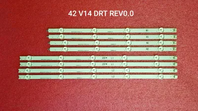 Лот: 20847756. Фото: 1. 1043 p-2 LED String Новый 8 шт... Запчасти для телевизоров, видеотехники, аудиотехники