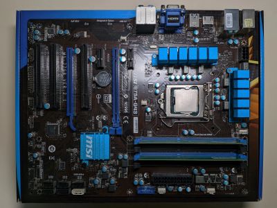 Лот: 17377075. Фото: 1. Комплект i5 3330, MSI B75A-g43... Материнские платы