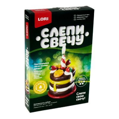 Лот: 16153164. Фото: 1. Слепи свечу "Праздничный торт... Свечи