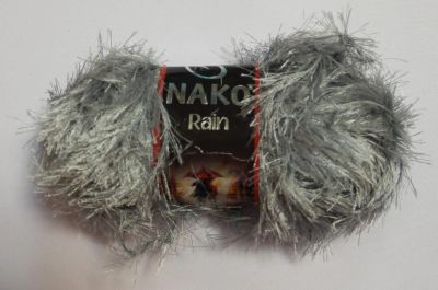 Лот: 11180901. Фото: 1. Пряжа Nako rain травка 100% полиэстр... Ткани, нитки, пряжа