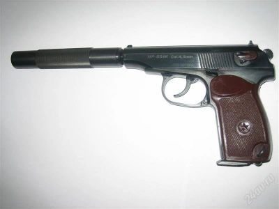 Лот: 2814073. Фото: 1. МР 654 с фальш глушителем. Пневматическое оружие
