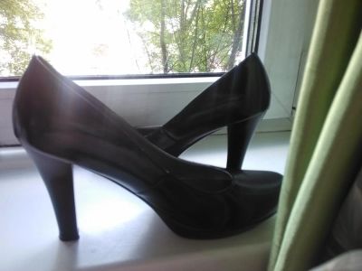 Лот: 7984323. Фото: 1. Красивые черные женские туфли... Туфли