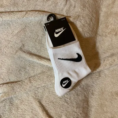 Лот: 20216155. Фото: 1. Носки средние Nike белые! 10 пар... Носки