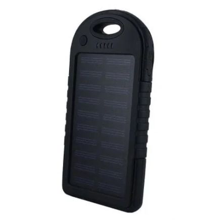 Лот: 10553849. Фото: 1. внешний аккумулятор на солнечных... Внешние, портативные аккумуляторы для смартфонов (Power bank)