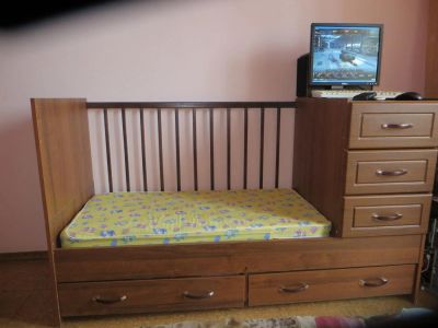 Лот: 3995409. Фото: 1. Кровать детская трансформер модель... Детские кровати и кроватки