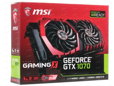 Лот: 16634064. Фото: 1. Видеокарта MSI GeForce GTX 1070... Видеокарты