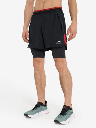 Лот: 25266932. Фото: 1. Шорты мужские Athlex, Черный. Шорты